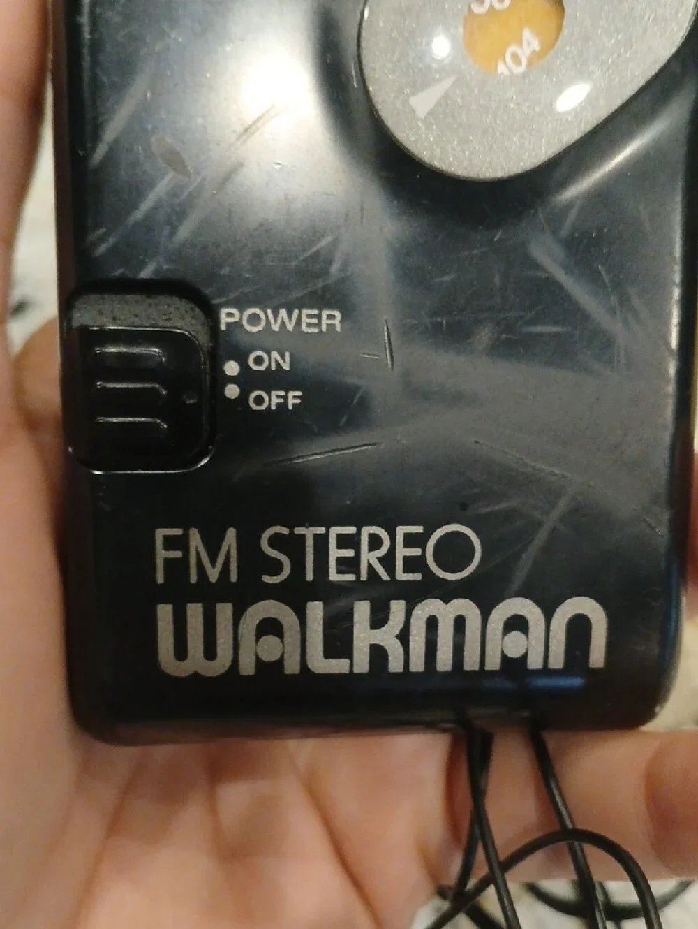 Sony Black FM Stereo Walkman with Belt Clip